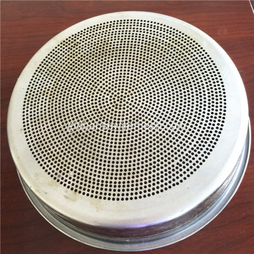 Metal Sieve Galvanized/SS Perforated Metal Standard Testing Sieve Factory